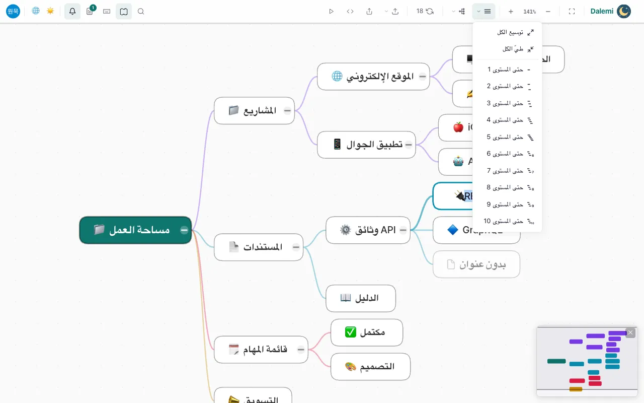 الطي والتوسيع