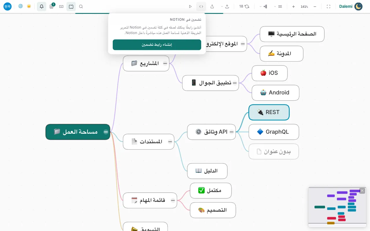 تضمين الخريطة في موقع
