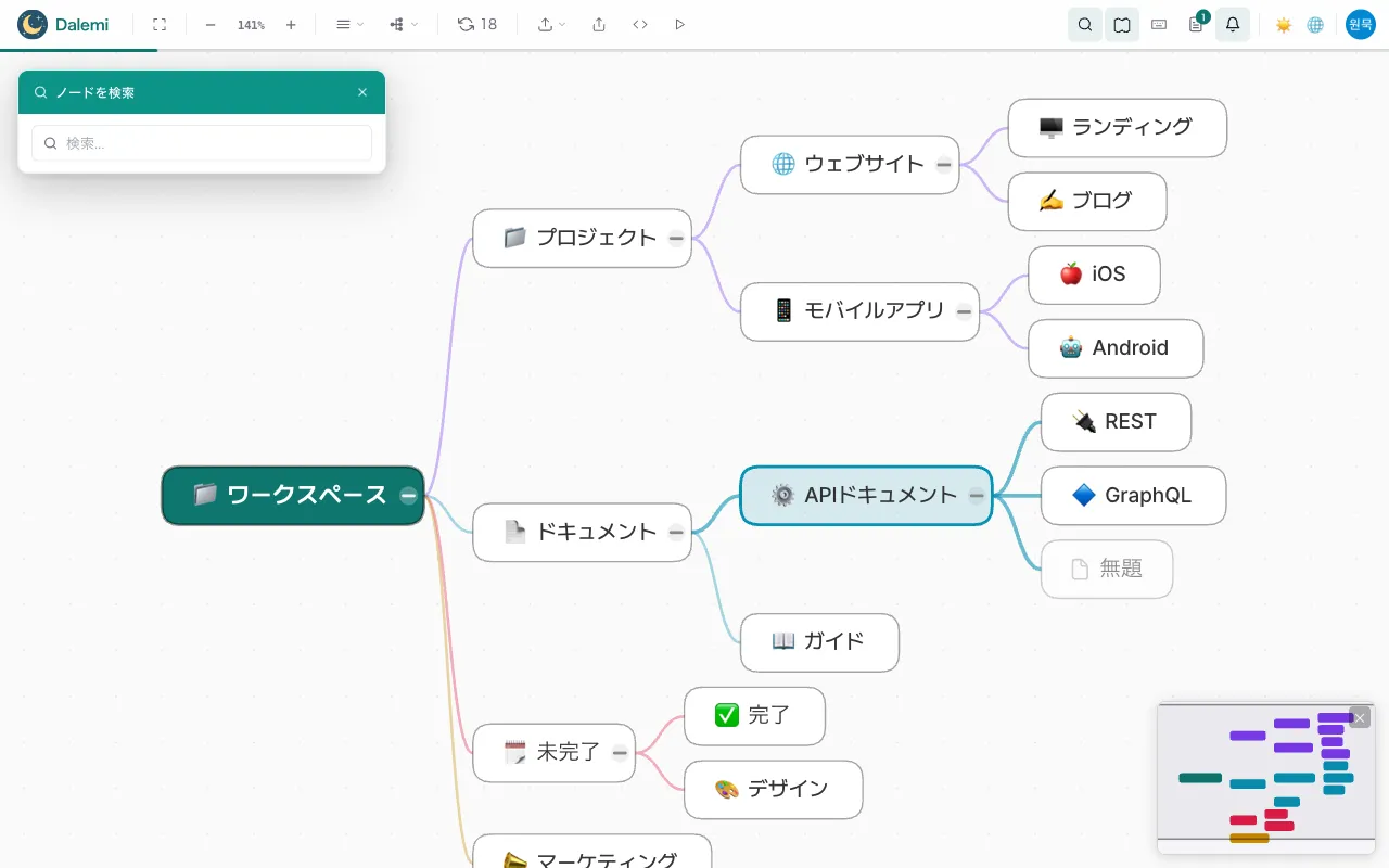 ページを探す