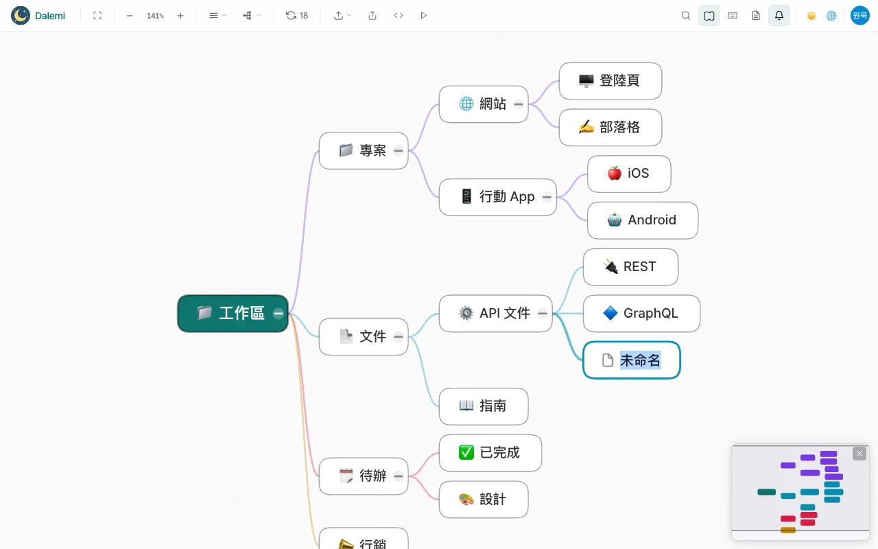 新增子頁面